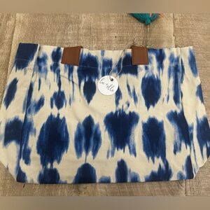 Lu + Elle | Laguna Indigo Tie Dye Tote | NWT